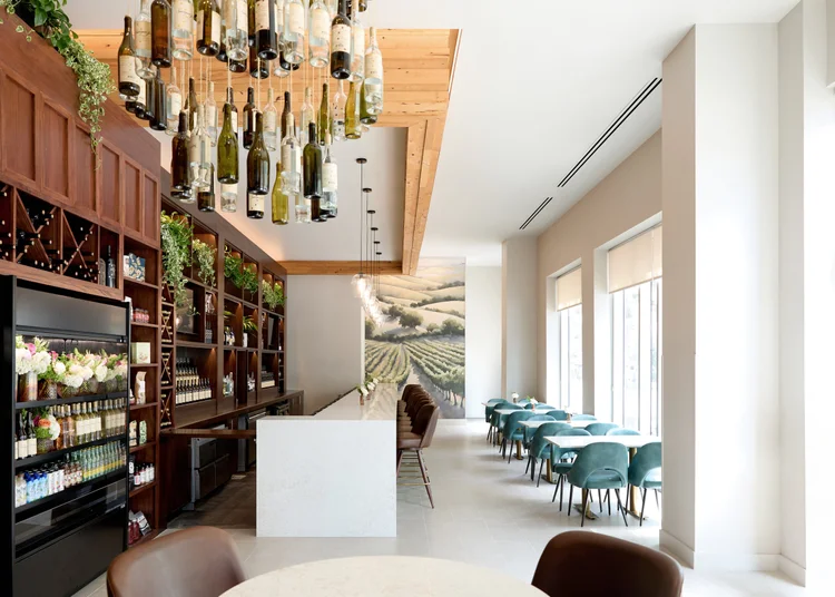 Indoor seating and bar area at The Board Room